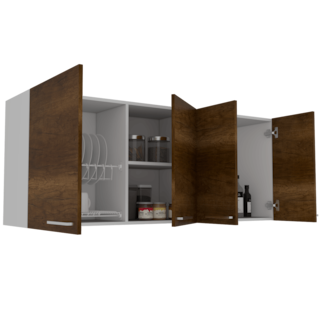 Foto 4 | Foto 4 | Gabinete Superior Ursa Blanco y Cobre Virtual Muebles