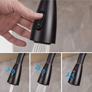 Foto 4 | Foto 4 | Grifo Mezclador Para Fregadero Flexible Llave De Cocina Lab.g Negro