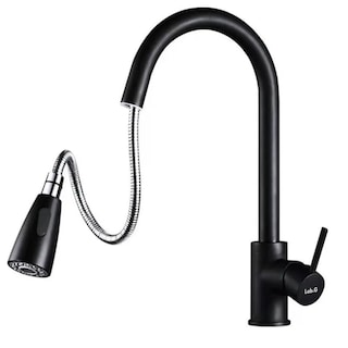 Foto 5 | Foto 5 | Grifo Mezclador Para Fregadero Flexible Llave De Cocina Lab.g Negro