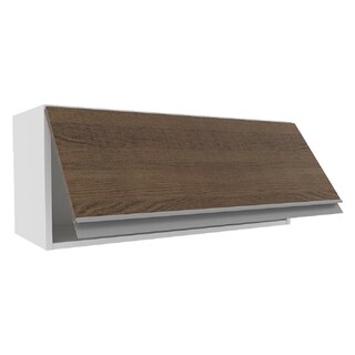 Foto 2 | Foto 2 | Alacena Madesa G258049BGL color Blanco y Marrón 1 Puerta Rebatible 80 CM