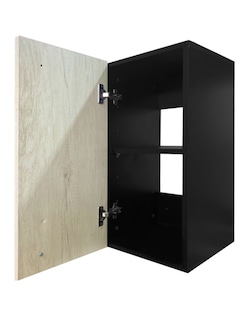 Foto 2 | Foto 2 | Alacena 1 Puerta AL-60X30-NM/EP color Negro y Beige