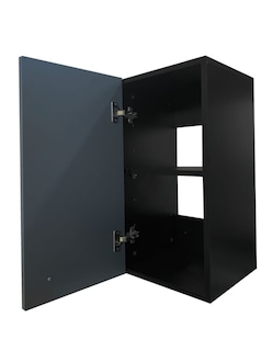 Foto 3 | Foto 3 | Alacena AL-60X30-NM/OX color Negro 1 Puerta