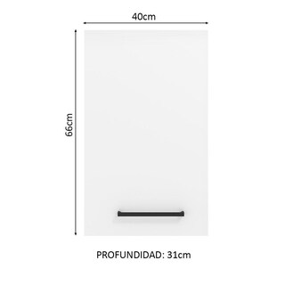 Foto 2 | Foto 2 | Mueble Superior de Cocina Madesa Agata 40 cm Blanco