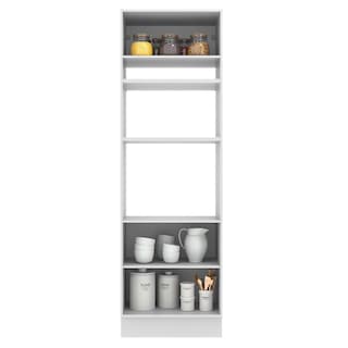Foto 3 | Foto 3 | Mueble para Horno y Microondas Madesa Agata 70 cm 3 Puertas Blanco