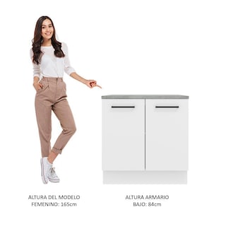 Foto 6 | Foto 6 | Mueble Inferior de Cocina Madesa Agata 80 cm 2 Puertas
