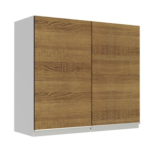 Foto 1 | Foto 1 | Alacena Superior Madesa G25700GL Blanco y Marrón 2 Puertas 70 cm