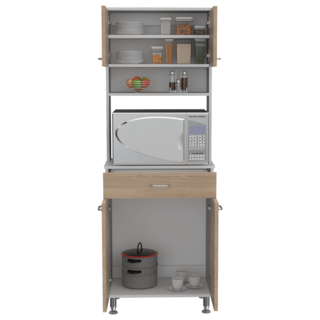 Foto 6 | Foto 6 | Alacena Huzy Beige Y Blanco Virtual Muebles