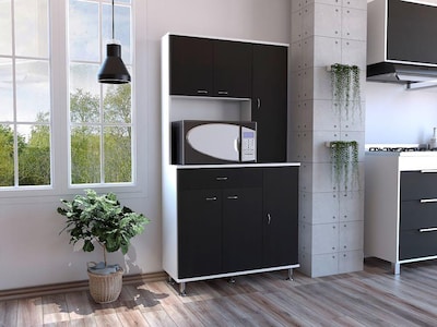 Foto 1 | Foto 1 | Alacena Huzy Wengue y Blanco Virtual Muebles