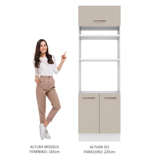 Foto 5 | Foto 5 | Mueble De Cocina Para Horno 70 Cm 3 Puertas Blanco/crema Agata Madesa