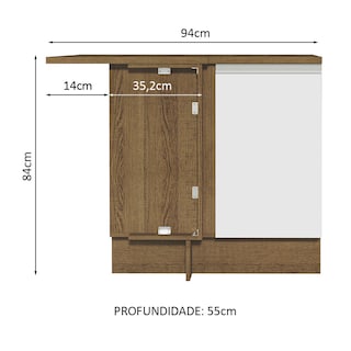 Foto 2 | Foto 2 | Mueble Esquinero Madesa Café para Cocina