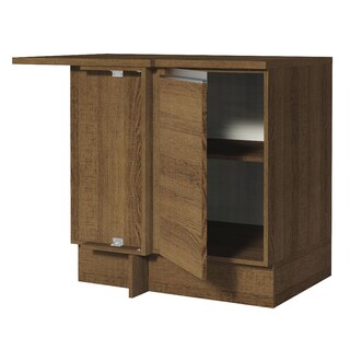 Foto 4 | Foto 4 | Mueble de Cocina Esquinero Madesa Glamy 1 Puerta Marrón