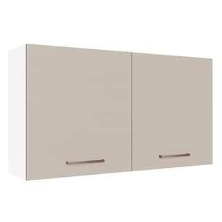 Foto 1 | Foto 1 | Alacena Madesa Ágata Blanco - Crema 120 cm 2 Puertas
