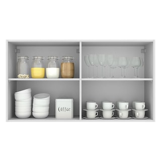 Foto 3 | Foto 3 | Alacena Madesa Ágata Blanco - Crema 120 cm 2 Puertas