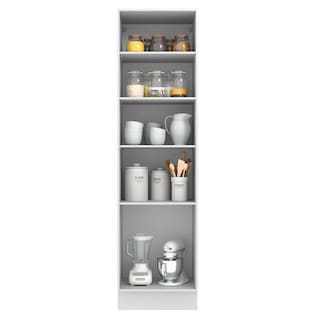 Foto 3 | Foto 3 | Mueble de Cocina Armario Despensa Madesa Ágata Blanco 3 Puertas