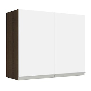 Foto 1 | Foto 1 | Alacena Madesa Glamy Marrón con Blanco 2 Puertas