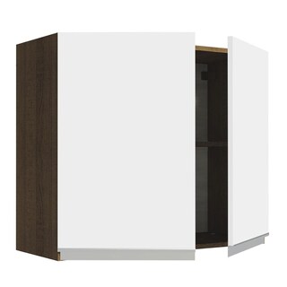 Foto 5 | Foto 5 | Alacena Madesa Glamy Marrón con Blanco 2 Puertas