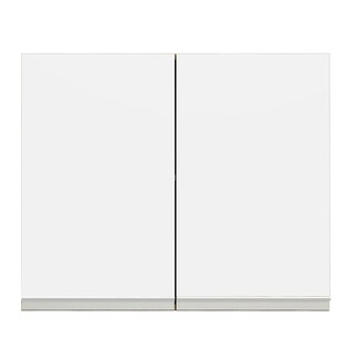 Foto 6 | Foto 6 | Alacena Madesa Glamy Marrón con Blanco 2 Puertas