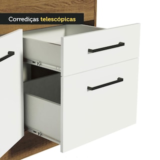 Foto 8 | Foto 8 | Mueble de Cocina para Fregadero Madesa Agata 150 cm 2 Puertas y 2 Cajones Marrón