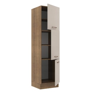 Foto 4 | Foto 4 | Mueble De Cocina Organizador 60 Cm 3 Puertas Marrón/crema Agata Madesa