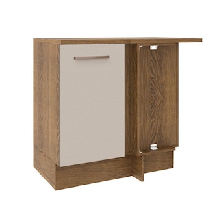 Foto 1 | Foto 1 | Mueble de Cocina Esquinero 1 Puerta Marrón y Crema Agata Madesa