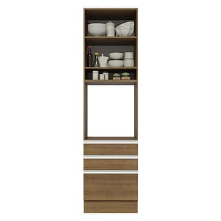 Foto 4 | Foto 4 | Mueble de Cocina para Horno Madesa Glamy Marrón 1 Puerta y 3 Cajones