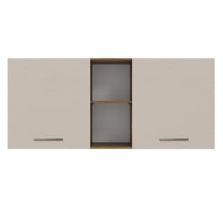 Foto 5 | Foto 5 | Alacena 150 Cm 2 Puertas Y 2 Nichos Marrón/crema Agata Madesa