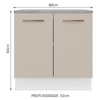 Foto 2 | Foto 2 | Gabinete Inferior Madesa Ágata Beige 84 cm