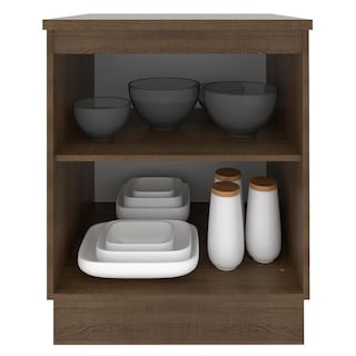 Foto 3 | Foto 3 | Mueble de Cocina Madesa Glamy 60 cm 1 Puerta Marrón