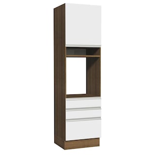 Foto 1 | Foto 1 | Mueble de Cocina para Horno Madesa Glamy Blanco 1 Puerta y 3 Cajones