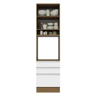 Foto 4 | Foto 4 | Mueble de Cocina para Horno Madesa Glamy Blanco 1 Puerta y 3 Cajones