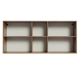 Foto 7 | Foto 7 | Alacena Madesa Agata 150 cm 2 Puertas y 2 Nichos Marrón y Blanco