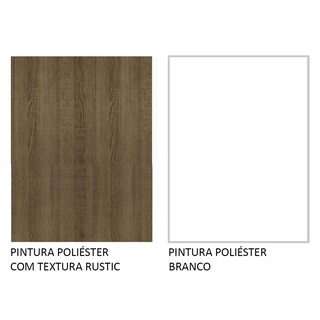 Foto 8 | Foto 8 | Alacena Madesa Agata Marrón y Blanco 35 cm 1 Puerta