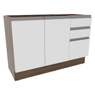 Foto 1 | Foto 1 | Mueble de Cocina para Fregadero Madesa Glamy Blanco sin Tablero ni Fregadero