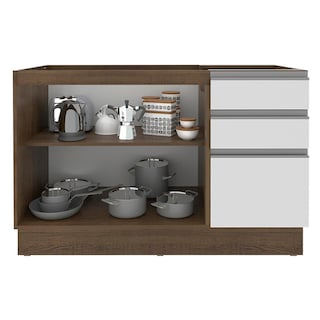 Foto 3 | Foto 3 | Mueble de Cocina para Fregadero Madesa Glamy Blanco sin Tablero ni Fregadero