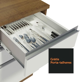 Foto 8 | Foto 8 | Mueble de Cocina para Fregadero Madesa Glamy Blanco sin Tablero ni Fregadero