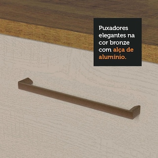 Foto 7 | Foto 7 | Alacena Agata Madesa 80 cm 2 Puertas Marrón y Crema
