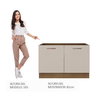 Foto 5 | Foto 5 | Mueble de Cocina Madesa Agata - Mostrador para Fregadero 120 cm