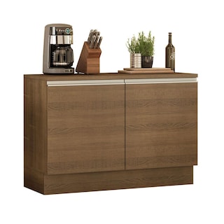 Foto 1 | Foto 1 | Mueble De Cocina Para Fregadero Madesa Glamy 120 Cm 2 Puertas (con Tablero) Marrón