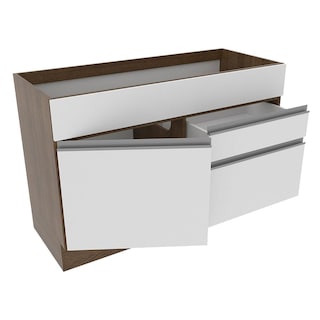 Foto 3 | Foto 3 | Mueble de Cocina para Fregadero Madesa Glamy 120 Cm 1 Puerta y 2 Cajones Blanco