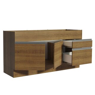 Foto 7 | Foto 7 | Mueble de Cocina para Fregadero Madesa Glamy 150 Cm 2 Puertas y 2 Cajones Marrón