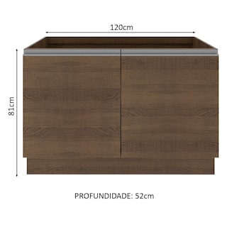 Foto 2 | Foto 2 | Mueble para Cocina Madesa Glamy Marrón