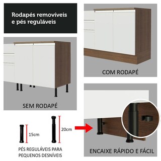 Foto 4 | Foto 4 | Mueble para Cocina Madesa Glamy Blanco