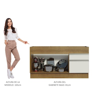 Foto 4 | Foto 4 | Mueble para Cocina Madesa Glamy Marrón