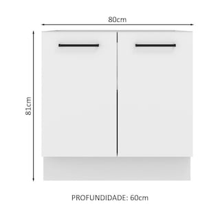 Foto 2 | Foto 2 | Mueble De Cocina 80 X 60 Cm 2 Puertas Agata Madesa