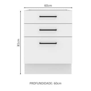 Foto 2 | Foto 2 | Mueble de Cocina Agata Madesa con 3 Cajones y Organizador de Cubiertos