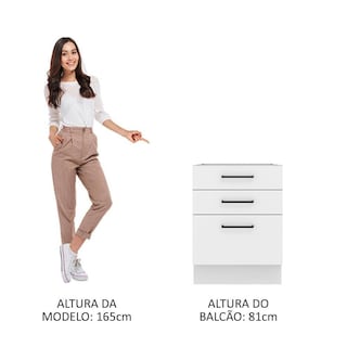 Foto 4 | Foto 4 | Mueble de Cocina Agata Madesa con 3 Cajones y Organizador de Cubiertos