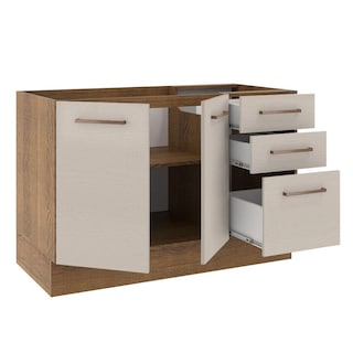 Foto 4 | Foto 4 | Mueble de Cocina 120 x 60 cm 2 Puertas y 3 Cajones sin Tablero Agata Madesa