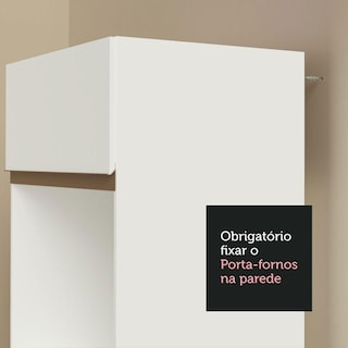Foto 7 | Foto 7 | Torre para Cocina Madesa Reims Blanca 70 cm con 3 Puertas