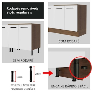 Foto 7 | Foto 7 | Mueble de Cocina Agata 60x60 cm con Puerta Blanco