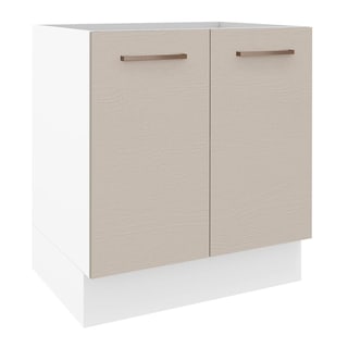 Foto 1 | Foto 1 | Mueble de Cocina 70 x 60 cm 2 Puertas sin Tablero Blanco y Crema Agata Madesa